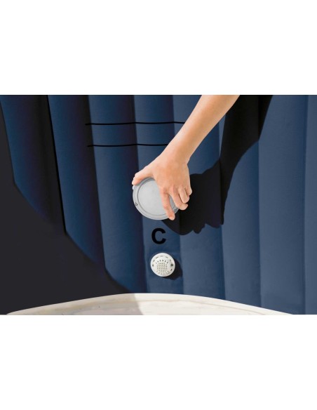 Lumière d'ambiance LED spa gonflable bulles