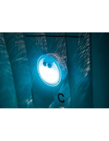 Lumière d'ambiance LED spa gonflable bulles