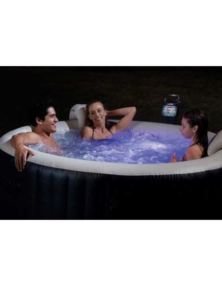 Lumière d'ambiance LED spa gonflable bulles