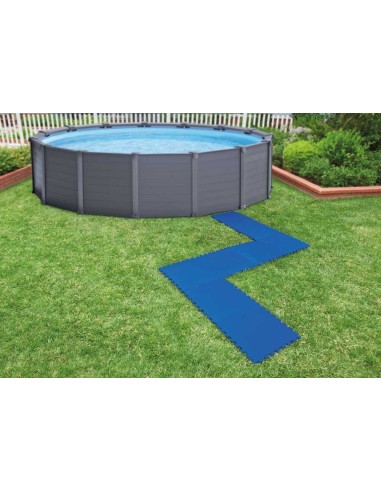 Vloerbeschermer 50x50 cm (8 st.) - intex