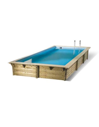 Piscine bois Ubbink Azura 450 x 250 x H 126 cm
