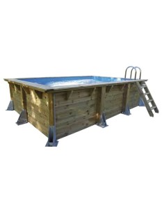 Houten zwembad Ubbink Azura 505 x 350 x H 126 cm 2