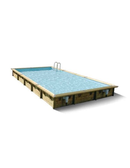 Piscine bois Ubbink Linéa 800 x 500 x H 140 cm