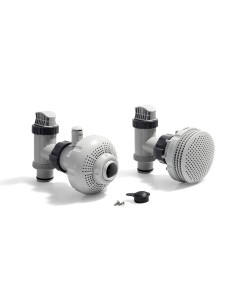 Intex in- en uitlaatset 38 mm met afsluitkraan