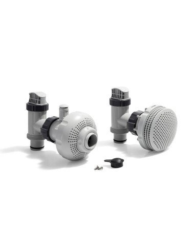 Intex in- en uitlaatset 38 mm met afsluitkraan