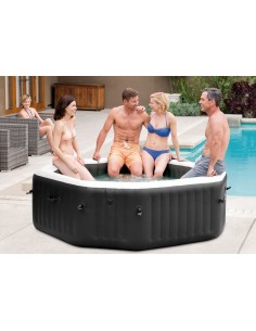 Spa gonflable Carbone octogonal 4 places 2