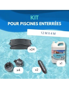 Kit Hivernage Piscine Enterrée 12x4m 2