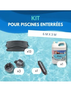 Kit Hivernage Piscine Enterrée 6x3m 2