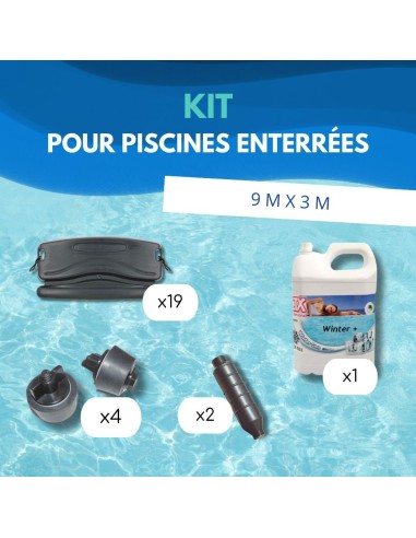 Kit Hivernage Piscine Enterrée 9x3m
