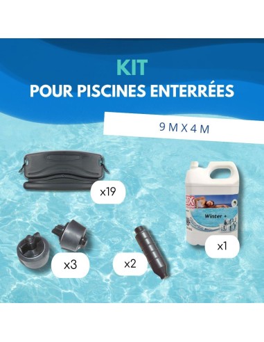 Kit Hivernage Piscine Enterrée 9x4m