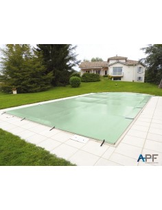Bâche à barres de sécurité Excel+ 580 g/m² pour piscine 6m x 4m 2