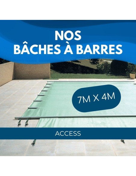 Veiligheidstaafafdekking Access 580 g/m² voor