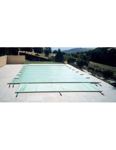 Bâche à barres de sécurité Access 580 g/m² pour piscine 10m x 4m