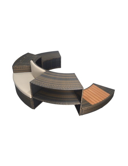 Pack NetSpa Vita 4 places + Mobilier (5 éléments)