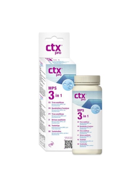 CTX Bandelettes d'analyse Pro Oxygène Actif/pH et ALC
