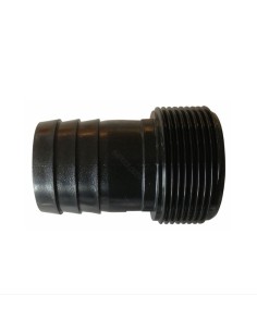 39 mm gecanneleerde aansluiting om 1"1/2 op te