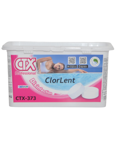 Langzaam Chloor tabletten van 250 g - 1 Kg CTX-373