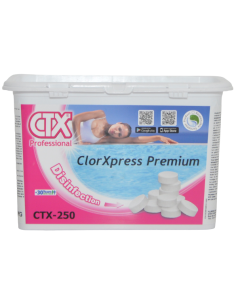 Chlore choc pastilles de 20 g - 1 Kg CTX-250