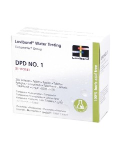 Pastilles réactifs DPD1 Chlore total- 250 pastilles ( pour Scuba )