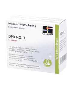 DPD3 Totaal chloorreagenstabletten - 250 tabletten (voor Scuba)