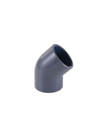 Coude PVC 45° à coller Ø50 mm