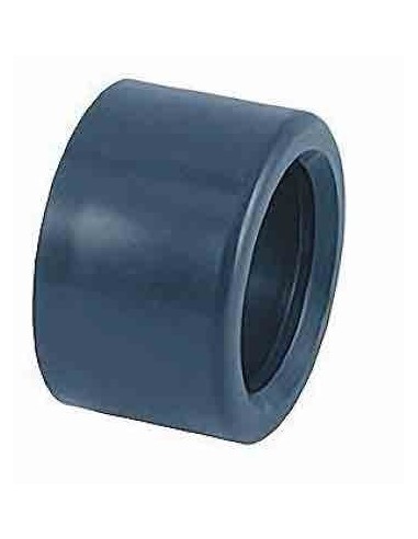 PVC Enkel verkleinstuk te lijmen Ø63 x 50 mm