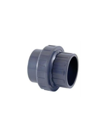 PVC 3-delig koppelstuk, te lijmen Ø50 mm