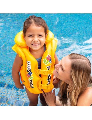 Gilet de natation gonflable Pool School