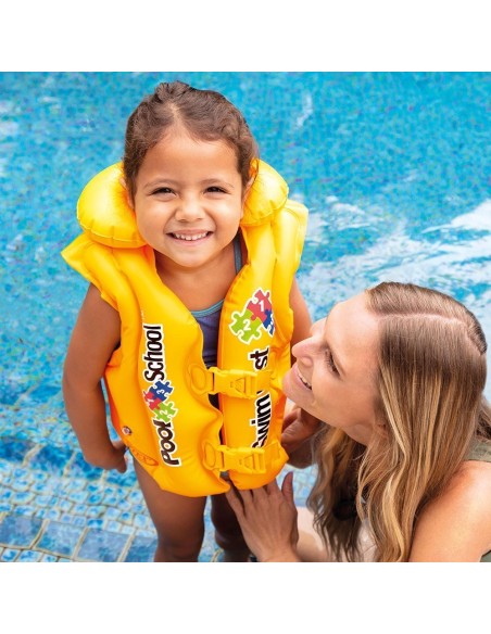 Gilet de natation gonflable Pool School