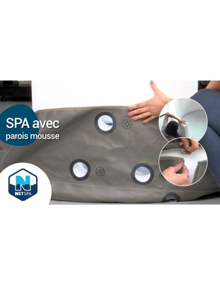 Panneau en mousse avec trous – Spa NetSpa Vita Premium 6 places – Réf. SP-N391031