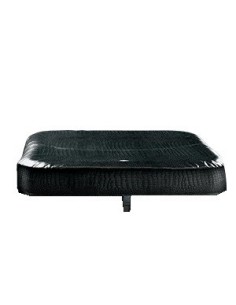 Vierkante afdekking voor Netspa Caïman spa – 4 bevestigingen | Mister Piscine
