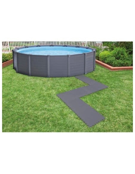 Intex puzzelvloerbescherming 50 × 50 cm – grijs