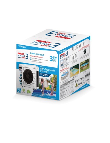 Pompe à chaleur Poolex Nano Action Modèle 3kW