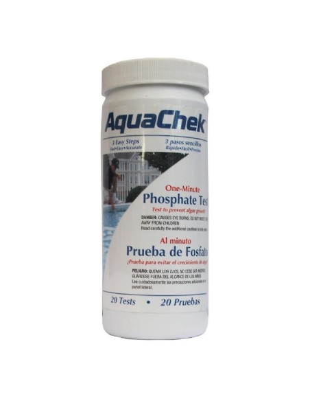 Testeur Aquachek pour phosphates - 20 sachets