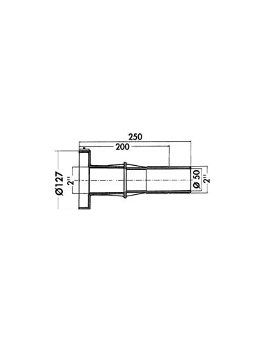 Traversée de paroi Hayward béton 3353