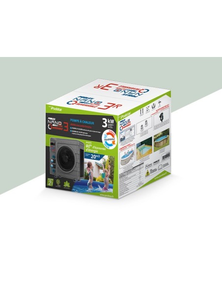 Pompe à chaleur Poolex Nano Action Modèle 5kW réversible