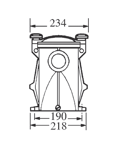 POMPE SUPER POOL II HAYWARD 1,5CV MONO - 18,5 m³/h