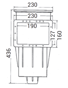 Skimmer premium silencieux petite meurtrière (piscine liner) 2