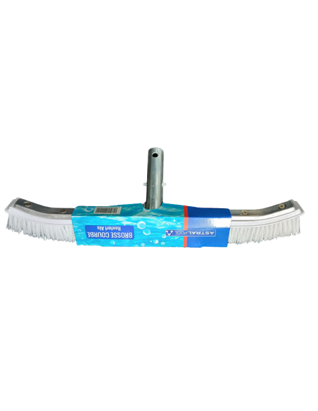 Brosse courbe renfort aluminium 450 mm